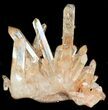 Tangerine Quartz Crystal Cluster - Madagascar #36210-1